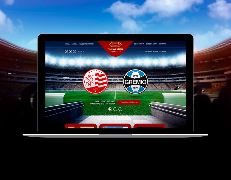 Itaipava Arena Pernambuco — official website for the FIFA World Cup 2014 stadium in Recife, with 46,154 capacity